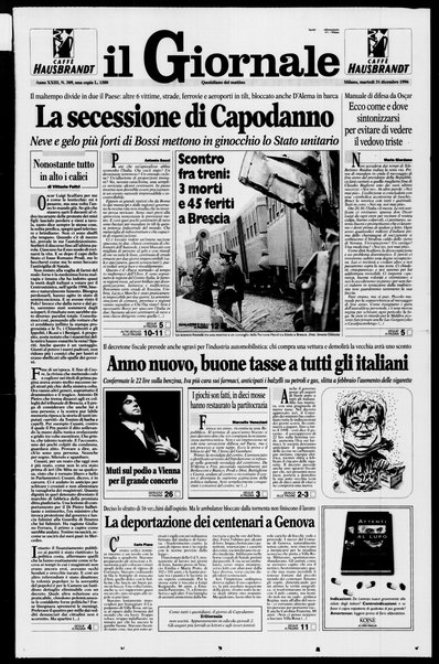 Il giornale : quotidiano del mattino